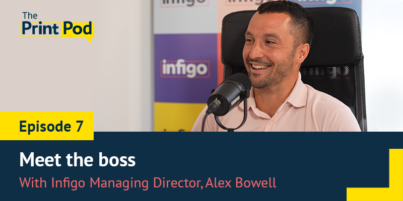 Alex Bowell Smiling on The PrintPod
