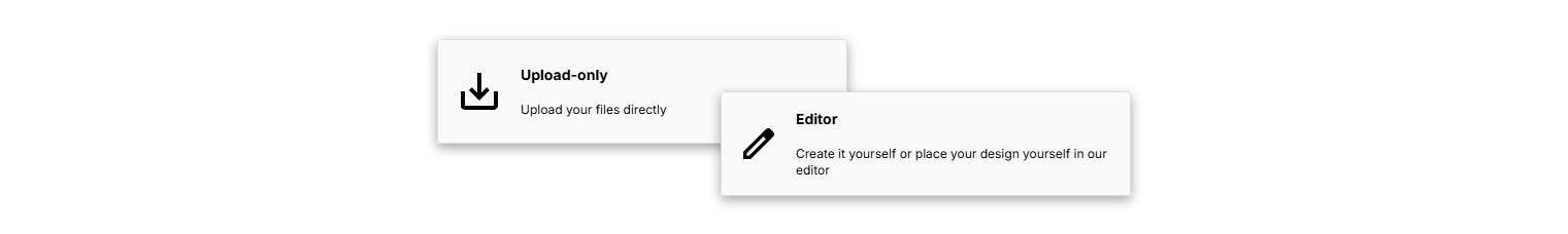 Choice between Upload-only or Editor Upload