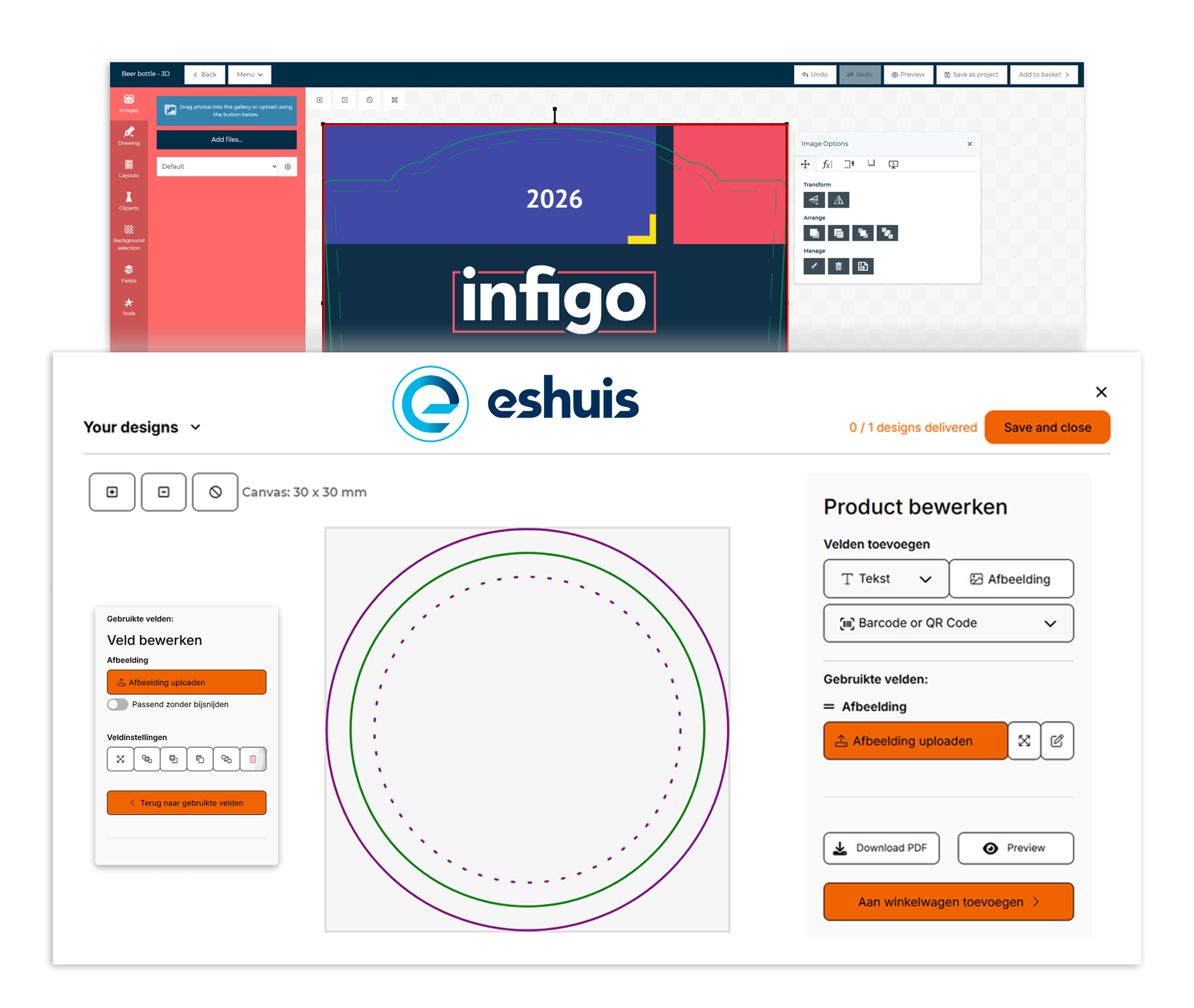 Eshuis Online Editor