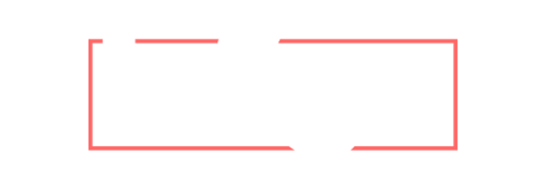 Infigo Logo White text Coral Outline