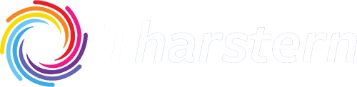 Tharstern Logo White