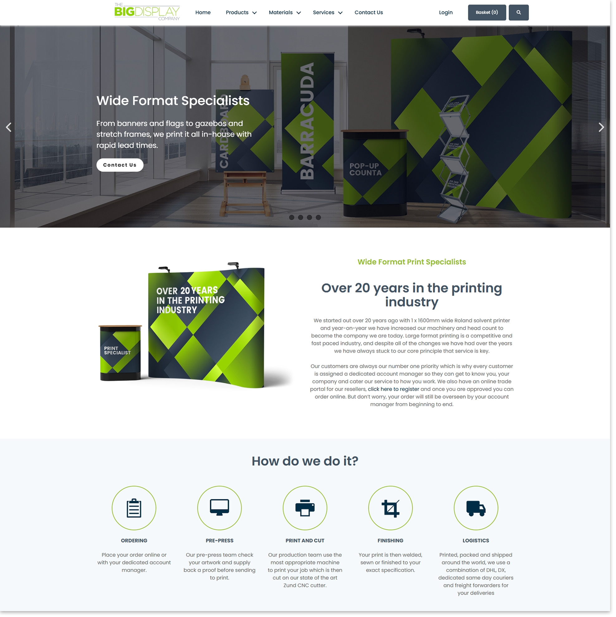 The Big Display Company Homepage